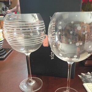 Vineyard Vines wine glasses